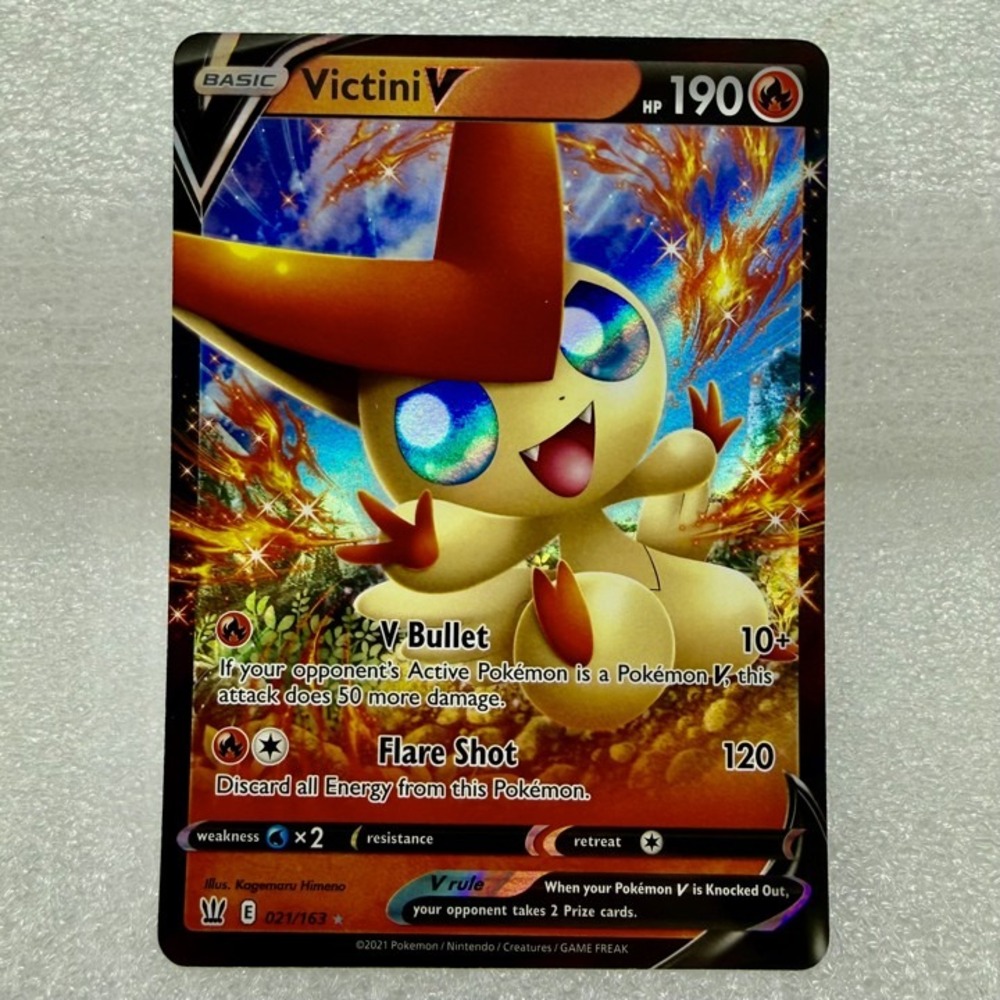Victini V 021/163 Swsh05: Battle Styles Holo Pokémon TCG Mint Unplayed